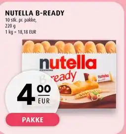 Scandinavian Park NUTELLA B-READY, EUR 4 tilbud