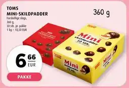 Scandinavian Park TOMS MINI-SKILDPADDER, EUR 6.66 tilbud