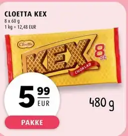 Scandinavian Park CLOETTA KEX, EUR 5.99 tilbud