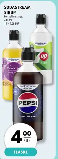 Scandinavian Park SODASTREAM SIRUP, EUR 4 tilbud