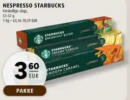 Scandinavian Park NESPRESSO STARBUCKS, EUR 3.6 tilbud