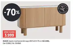 Bohus MAGIC skjenk med keramikk topp 128.7x43 H 73 cm tilbud