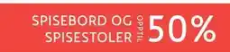 Bohus SPISEBORD OG SPISESTOLER tilbud
