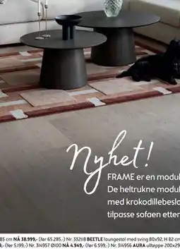 Bohus HØVIK sofabord Ø80 tilbud