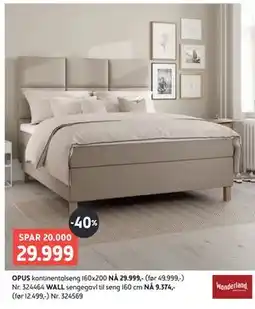 Bohus OPUS kontinentalseng tilbud