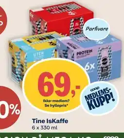 Coop Mega Tine IsKaffe, Medlemspris tilbud