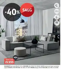 Bohus QUADRATO hjørnesofa tilbud