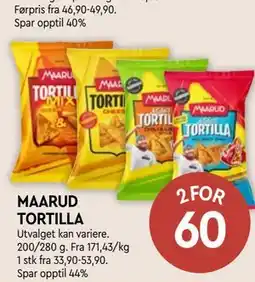 Coop Mega MAARUD TORTILLA tilbud