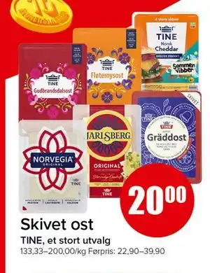 Spar Skivet ost tilbud