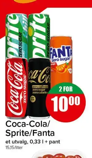 Spar Coca-Cola/Sprite/Fanta tilbud