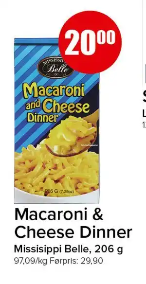 Spar Macaroni & Cheese Dinner tilbud