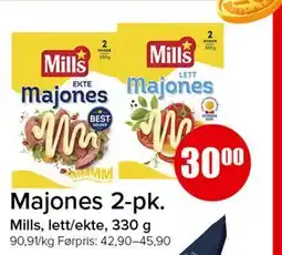 Spar Majones 2-pk tilbud