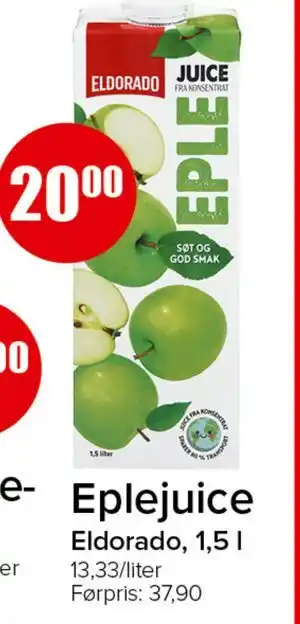 Spar Eplejuice tilbud