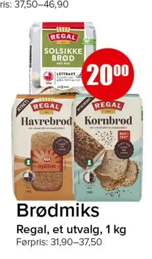 Spar Brødmiks tilbud