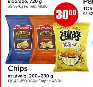Spar Chips tilbud