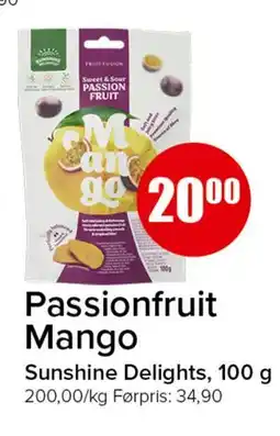 Spar Passionfruit Mango tilbud