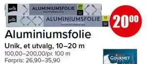 Spar Aluminiumsfolie tilbud