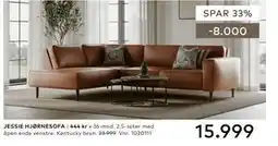 Skeidar JESSIE HJØRNESOFA tilbud