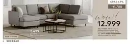 Skeidar OSLO U-SOFA tilbud