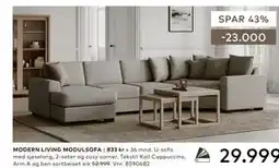 Skeidar MODERN LIVING MODULSOFA tilbud