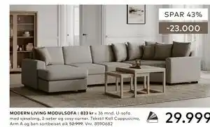 Skeidar MODERN LIVING MODULSOFA tilbud