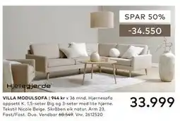 Skeidar VILLA MODULSOFA tilbud
