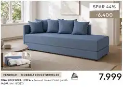 Skeidar TINA SOVESOFA tilbud