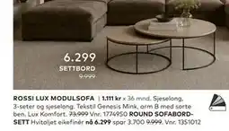 Skeidar ROUND SOFABORDSETT tilbud