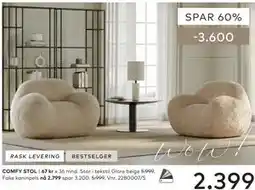 Skeidar COMFY STOL tilbud