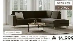Skeidar HEDDA MODULSOFA tilbud