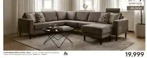 Skeidar COMO MODULSOFA U-SOFA tilbud