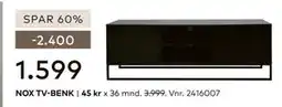 Skeidar NOX TV-BENK tilbud