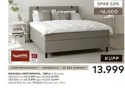 Skeidar ORIGINAL KONTINENTAL tilbud