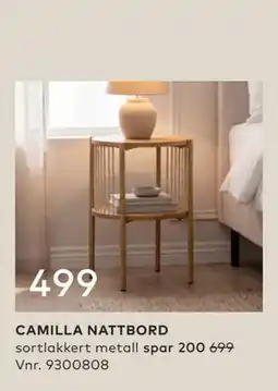 Skeidar CAMILLA NATTBORD tilbud