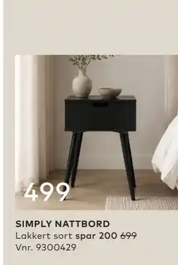 Skeidar SIMPLY NATTBORD tilbud