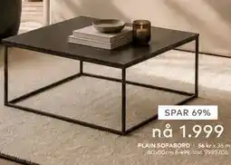 Skeidar PLAIN SOFABORD tilbud