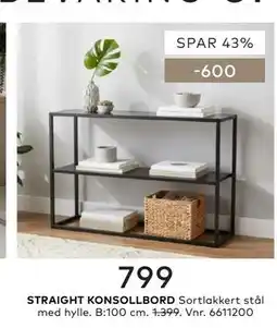 Skeidar STRAIGHT KONSOLLBORD tilbud
