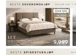 Skeidar XOV RELAX KONTINENTAL tilbud