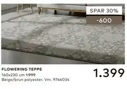 Skeidar FLOWERING TEPPE tilbud