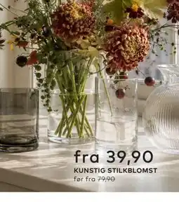 Skeidar KUNSTIG STILKBLOMST tilbud