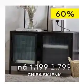 Skeidar CHIBA SKJENK tilbud