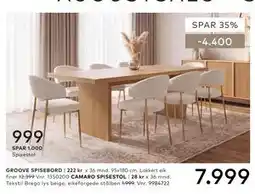 Skeidar GROOVE SPISEBORD tilbud