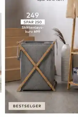 Skeidar Skittentøyskurv tilbud