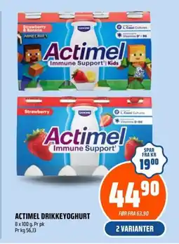 Coop Obs Actimel drikkeyoghurt tilbud