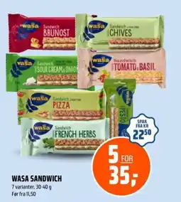 Coop Obs Wasa sandwich tilbud