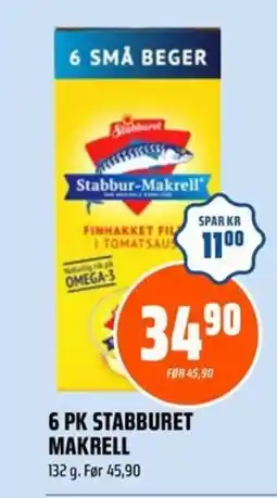 Coop Obs 6 PK STABBURET MAKRELL tilbud