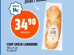 Coop Obs Coop gresk landbrød tilbud