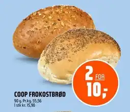 Coop Obs Coop frokostbrød tilbud