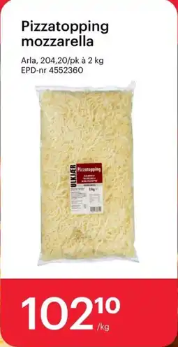 Storcash Pizzatopping mozzarella tilbud