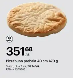 Storcash Pizzabunn prebakt tilbud